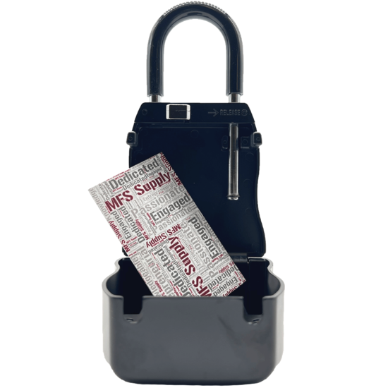 Howard Hanna Branded Lockbox VaultLOCKS® 5000 | MFS Supply Inside with Business Card